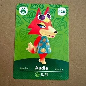 Nintendo Audie #428 Animal Crossing Series 5 amiibo Card